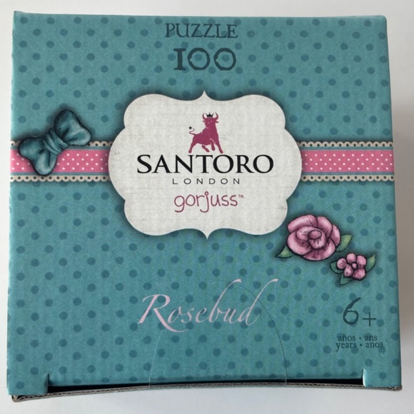 Brand New ! Educa Santoro London Gorjuss Jigsaw puzzle 100 pieces- Rosebud - Picture 2 of 7